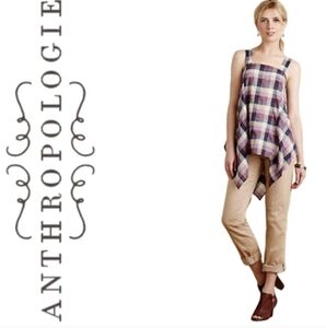 Anthropologie Holding Horses Madras Trapeze Cami